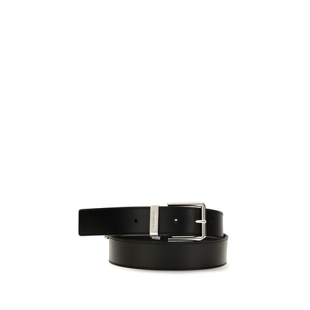 Givenchy Black Calf Leather Regular Belt