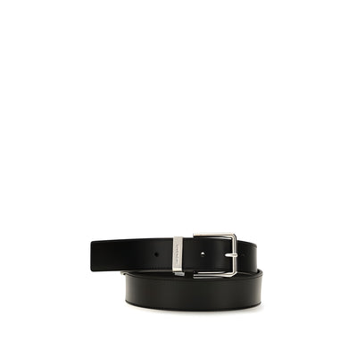 Givenchy Black Calf Leather Regular Belt