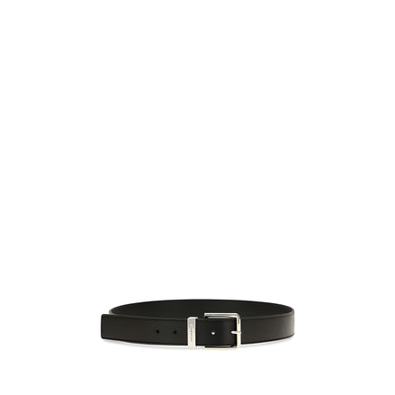 Givenchy Black Calf Leather Regular Belt