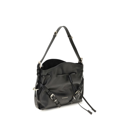 Givenchy Black Calf Leather Bucket Bag