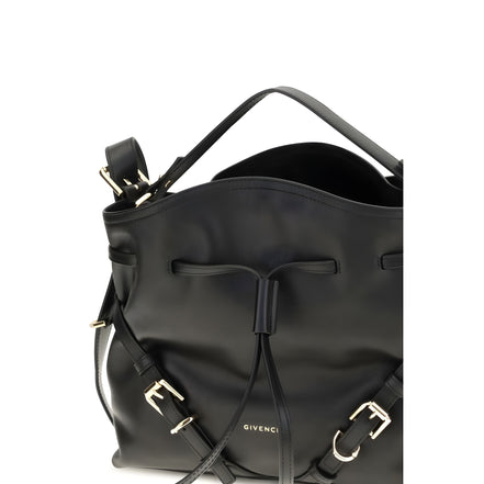 Givenchy Black Calf Leather Bucket Bag