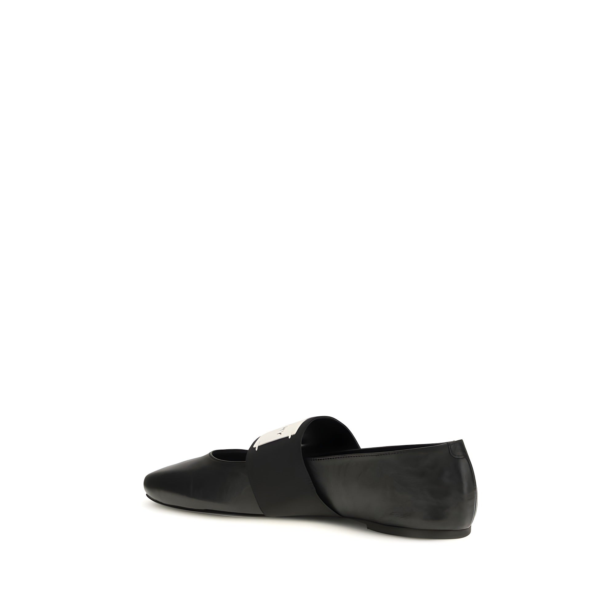 Givenchy Black Lamb Leather Ballet Flats