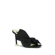 Givenchy Black Lamb Leather Mules