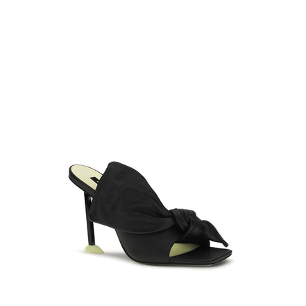 Givenchy Black Lamb Leather Mules