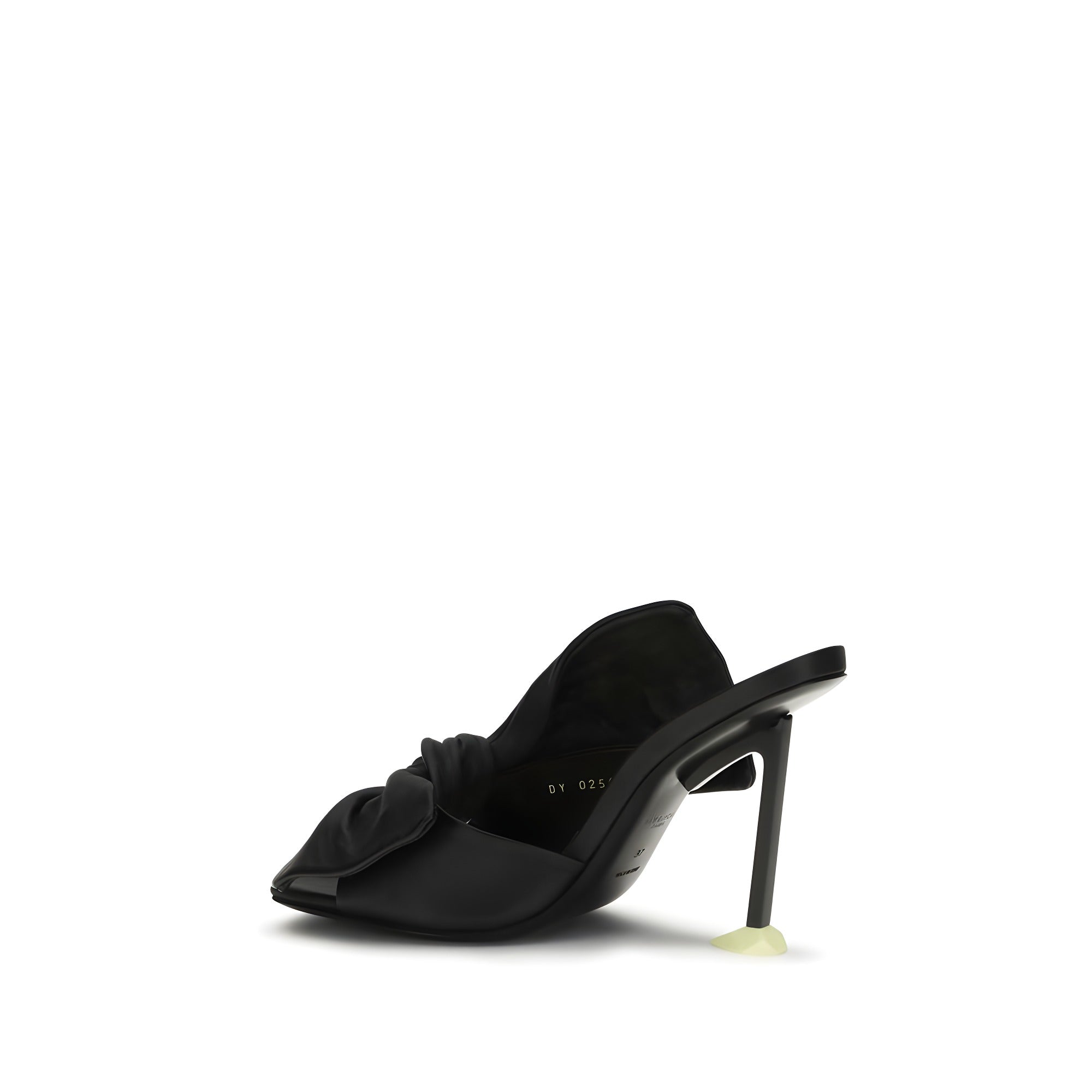Givenchy Black Lamb Leather Mules