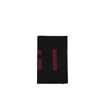 Givenchy Black Virgin Wool Scarf