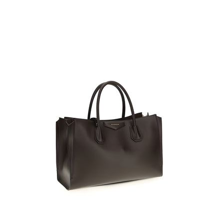 Givenchy Brown Calf Leather Bos Taurus Shoulder Bag