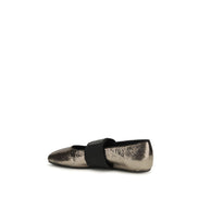 Givenchy Gold Ballet Flats