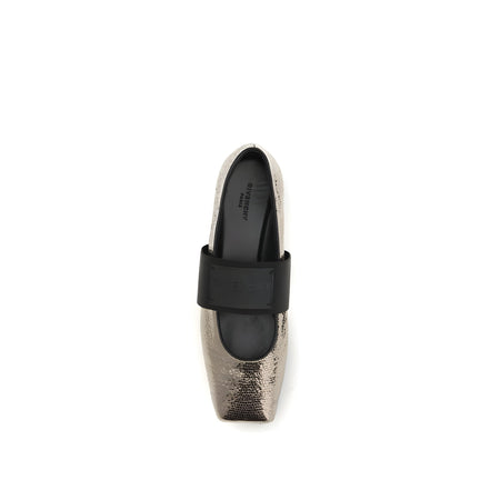 Givenchy Gold Ballet Flats