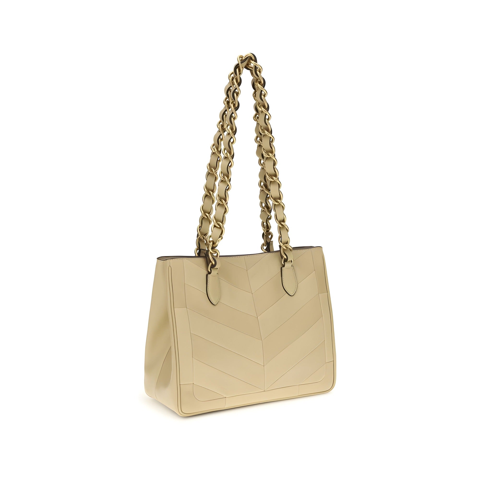 Valentino Garavani Gold Leather Shoulder Bag