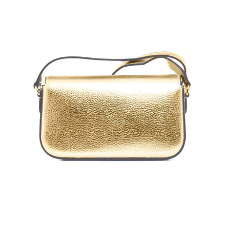 Sac bandoulière en cuir doré Michael Kors