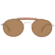 Lunettes de soleil Tommy Hilfiger en métal doré et plastique