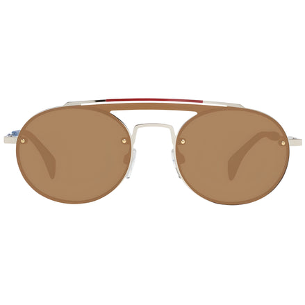 Lunettes de soleil Tommy Hilfiger en métal doré et plastique