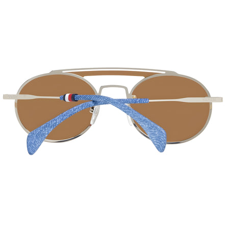 Lunettes de soleil Tommy Hilfiger en métal doré et plastique