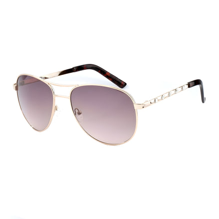 Lunettes de soleil Guess en métal doré
