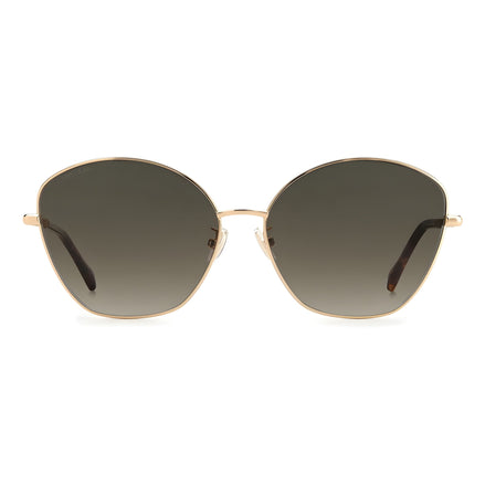 Lunettes de soleil Jimmy Choo en métal doré