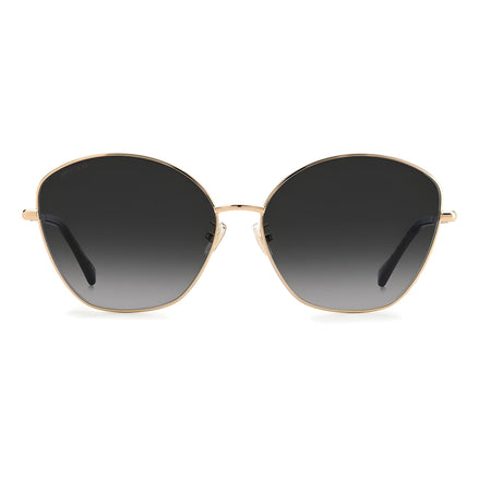 Lunettes de soleil Jimmy Choo en métal doré