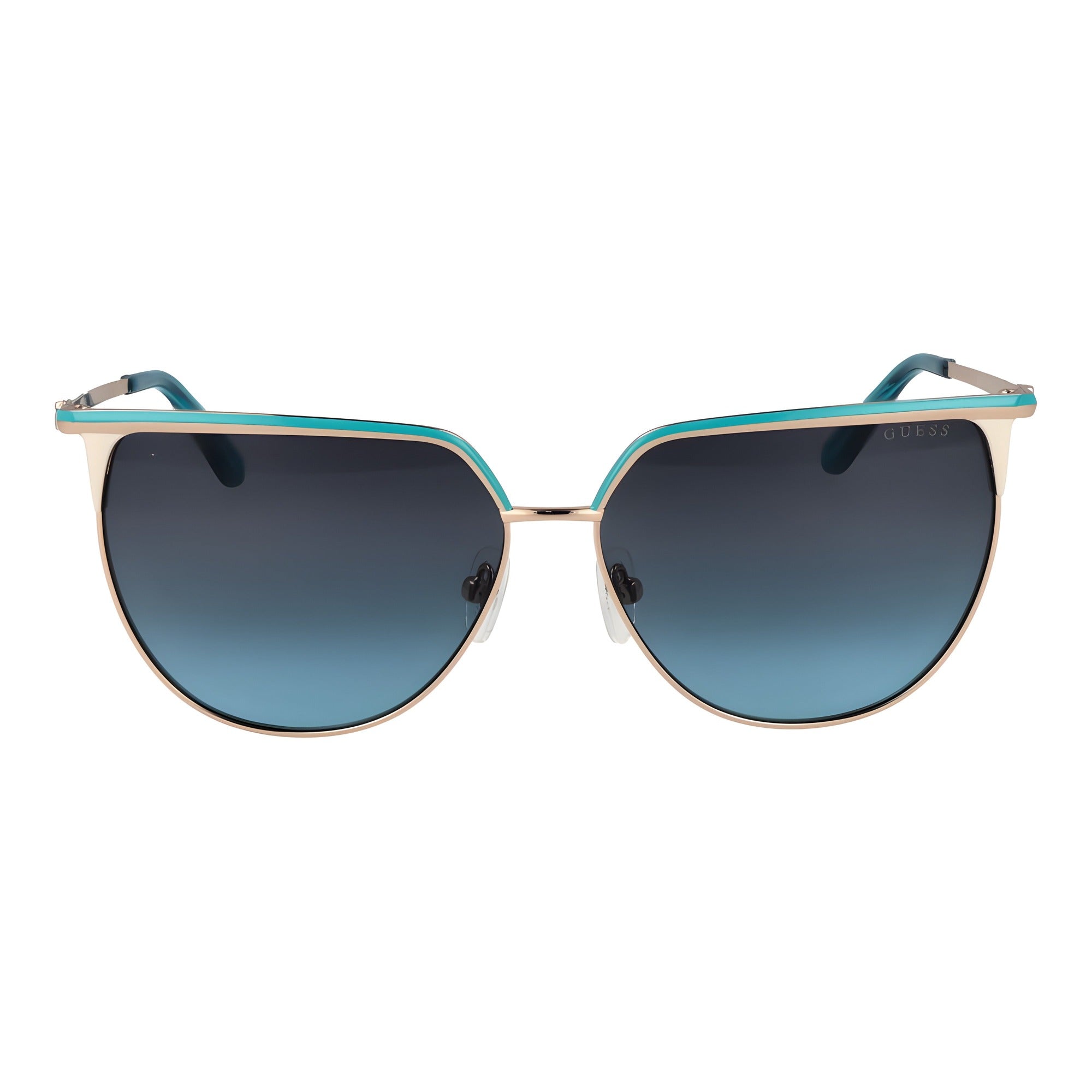 Lunettes de soleil Guess en métal doré