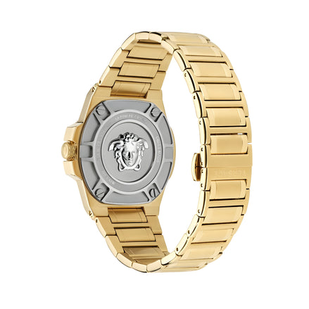Montre habillée Versace en acier inoxydable doré