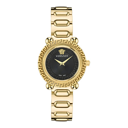 Montre habillée Versace en acier inoxydable doré