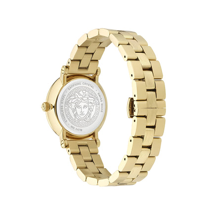 Montre habillée Versace en acier inoxydable doré