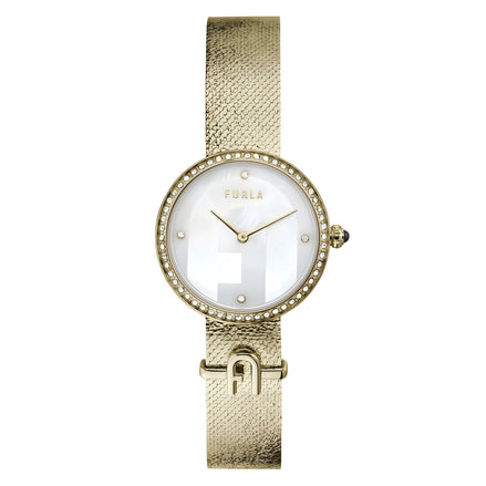 Furla Gold Stainless Steel Dress Watch