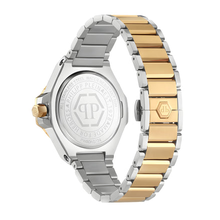 Philipp Plein Gold Stainless Steel Dress Watch
