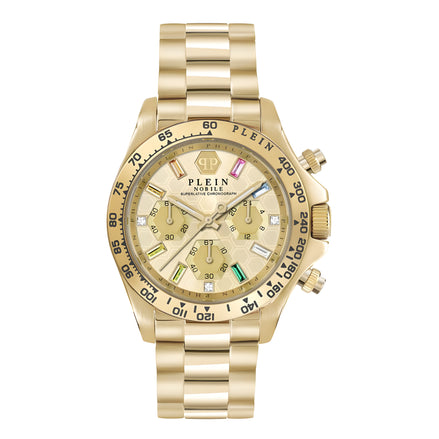 Montre Philipp Plein en acier inoxydable doré