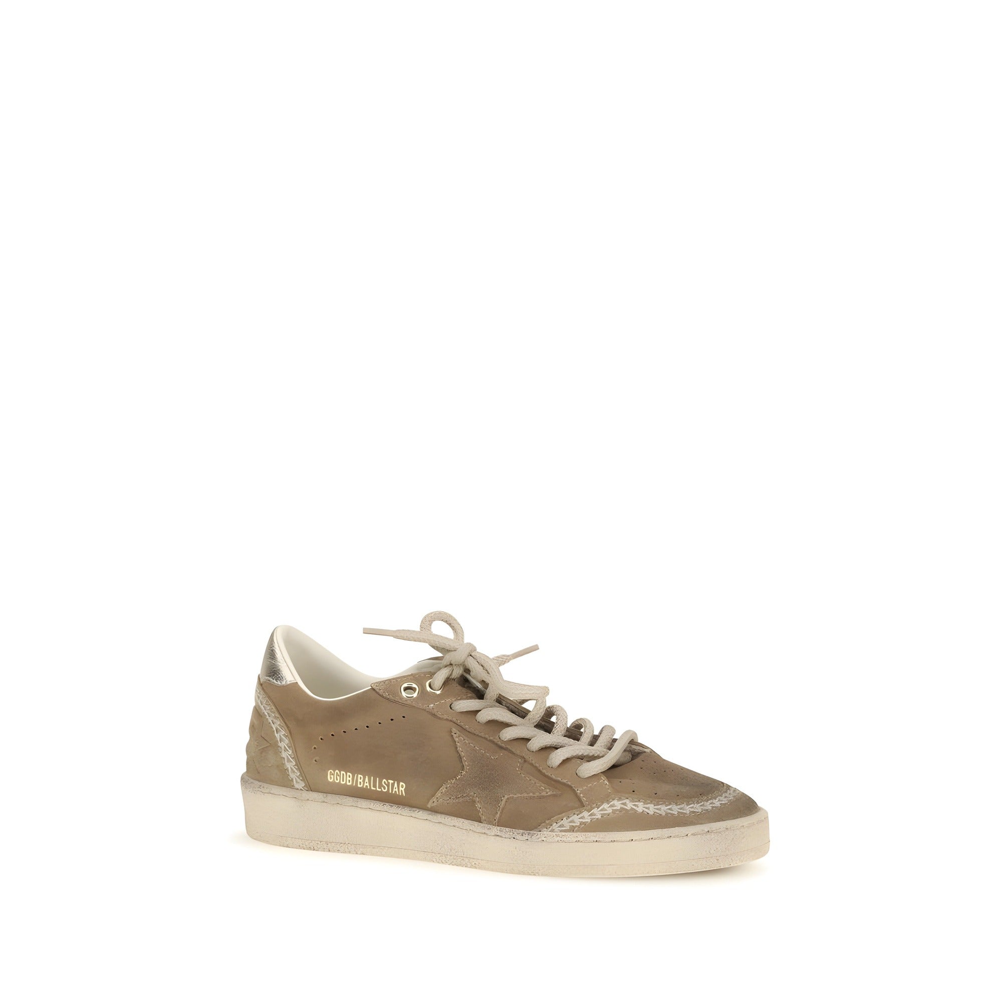 Golden Goose Beige Athletic Sneakers