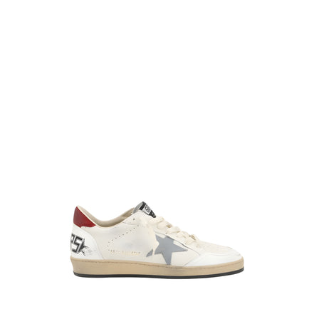Golden Goose Beige Calf Leather Low Top Sneakers