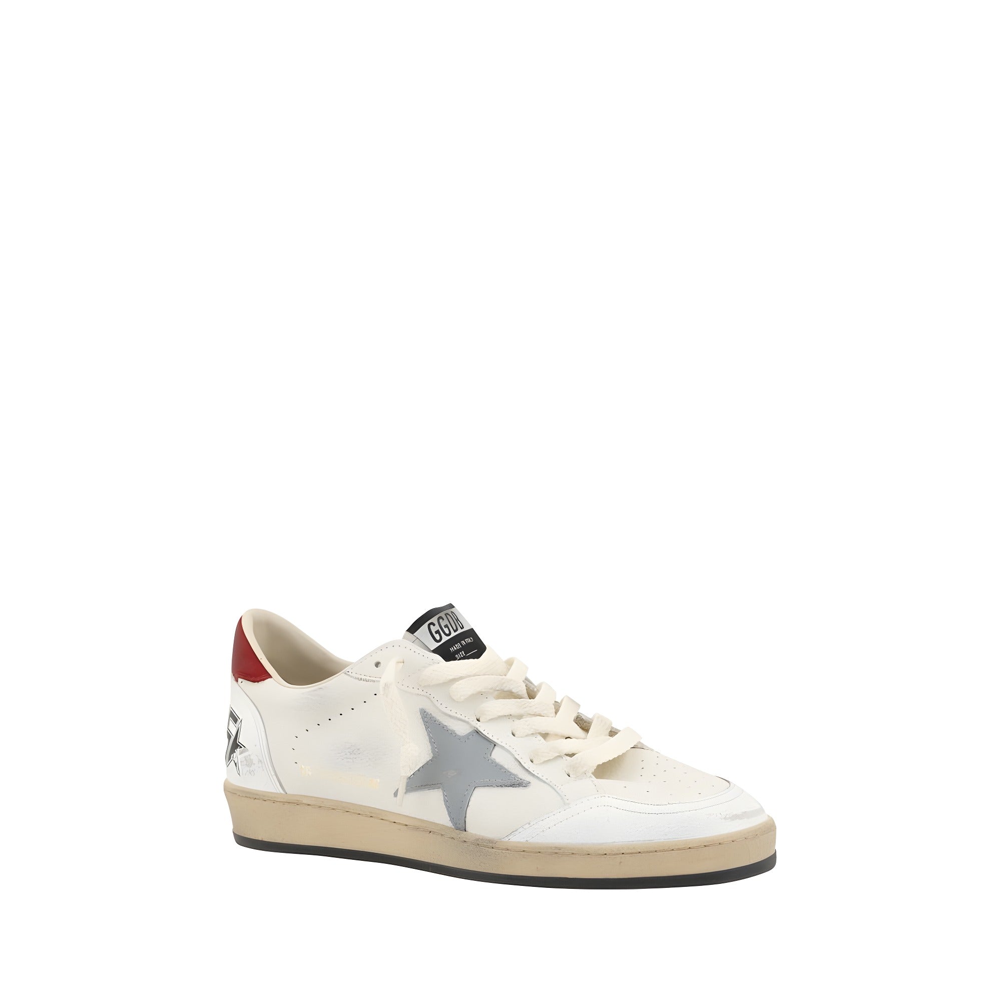 Golden Goose Beige Calf Leather Low Top Sneakers