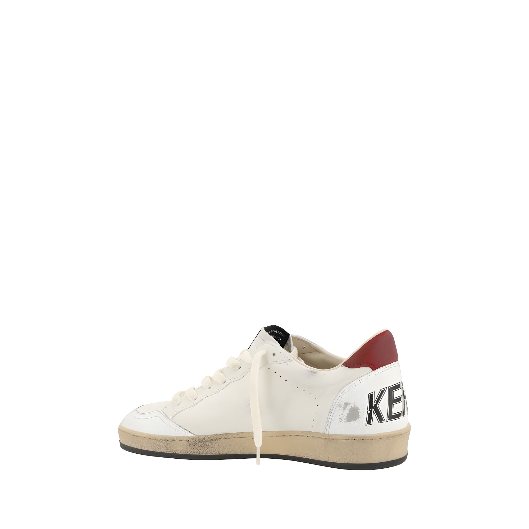 Golden Goose Beige Calf Leather Low Top Sneakers