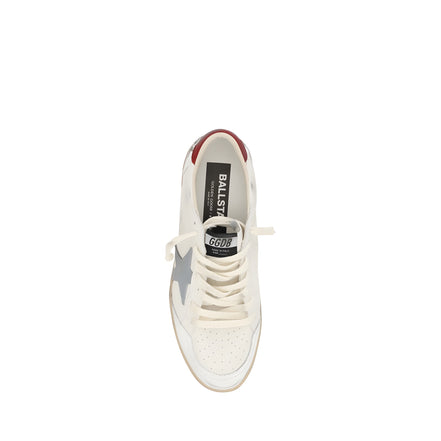 Golden Goose Beige Calf Leather Low Top Sneakers