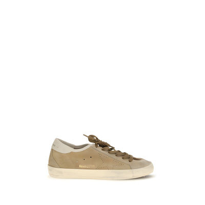 Golden Goose Beige Low Top Sneakers