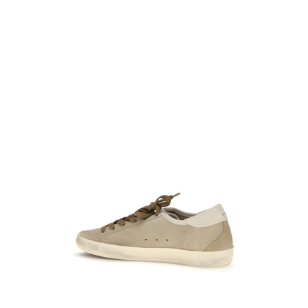 Golden Goose Beige Low Top Sneakers