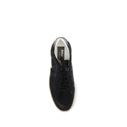 Golden Goose Black Calf Leather Low Top Sneakers