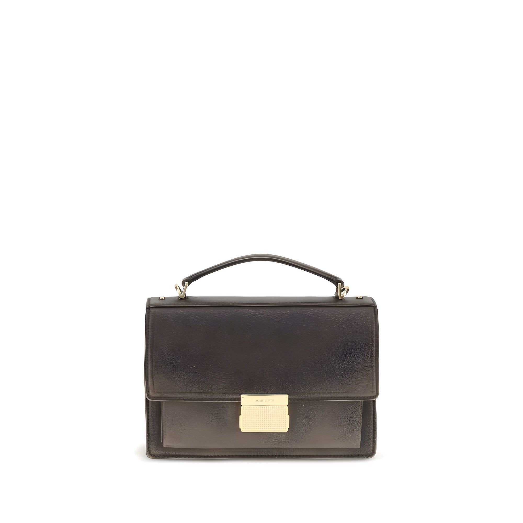 Golden Goose Brown Calf Leather Handbag
