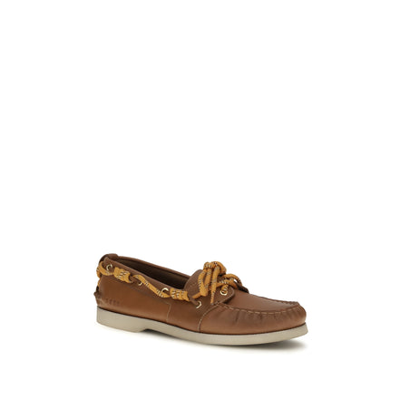 Golden Goose Brown Slip-On Loafers