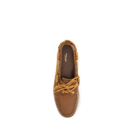Golden Goose Brown Slip-On Loafers