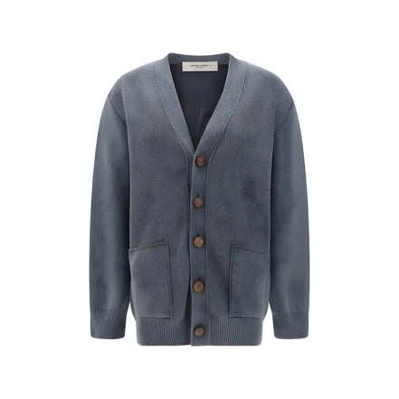 Golden Goose Gray Cotton Cardigan