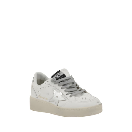 Golden Goose Silver Low Top Sneakers