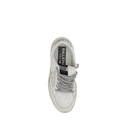 Golden Goose Silver Low Top Sneakers