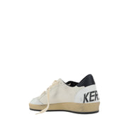 Golden Goose White Calf Leather Bos Taurus Low Top Sneakers