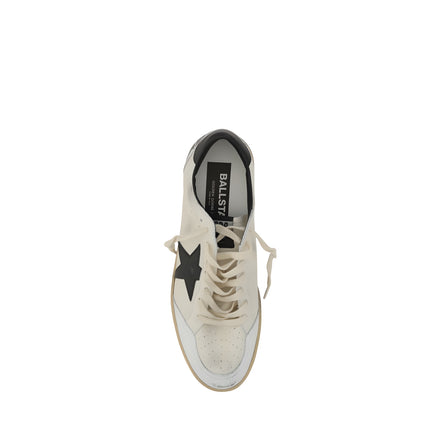 Golden Goose White Calf Leather Bos Taurus Low Top Sneakers