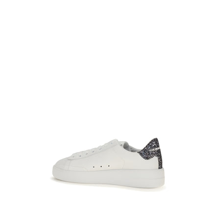 Golden Goose White Calf Leather Low Top Sneakers