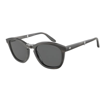 Lunettes de soleil Giorgio Armani en acétate gris