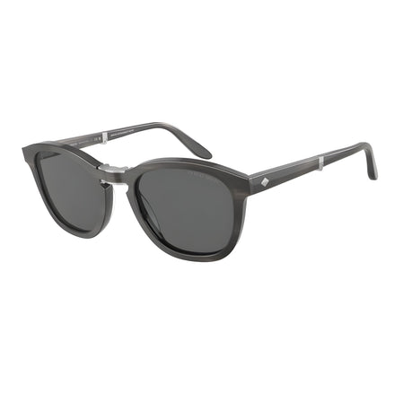 Lunettes de soleil Giorgio Armani en acétate gris