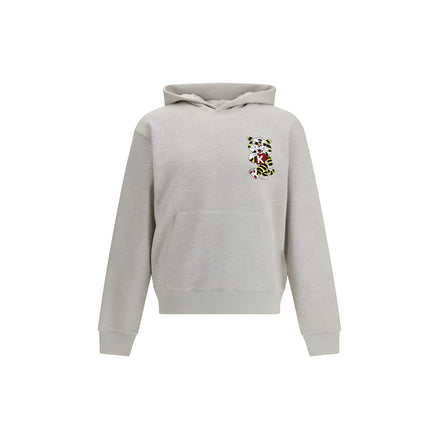 Sweat-shirt en coton gris Kenzo