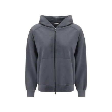 Brunello Cucinelli Grey Cotton Sweatshirt