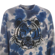 Sweat-shirt en coton gris Kenzo